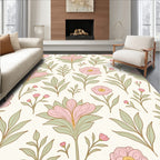 Pastel Floral Nouveau Pattern Rug