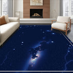 Cosmic Galaxy With Stars Rug