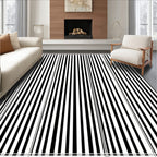 Bold Vertical Stripe Pattern Rug