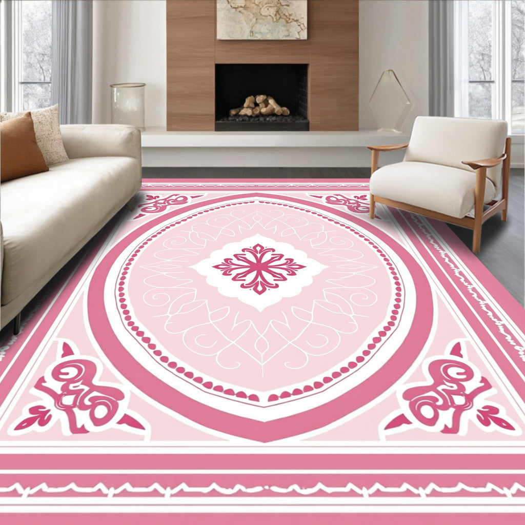 Elegant Floral Paisley Pattern Rug