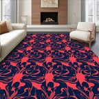 Bold Abstract Form Pattern Rug