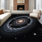 Cosmic Galaxy Starburst Pattern Rug