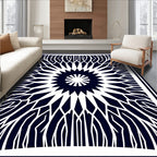 Starburst Geometric Mandala Style Rug