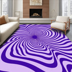 Dazzling Swirling Pattern Design Rug
