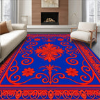 Classic Medallion Floral Scroll Rug