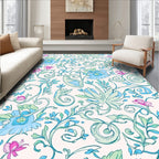 Art Nouveau Floral Swirls Rug