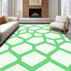 Modern Geometric Tessellation Pattern Rug