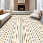 Vertical Striped Earth Tones Rug