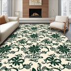 Ornate Floral Vine Pattern Rug