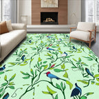 Birds and Branches Gentle Pattern Rug
