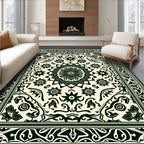 Ornate Floral Mandala Patterned Rug