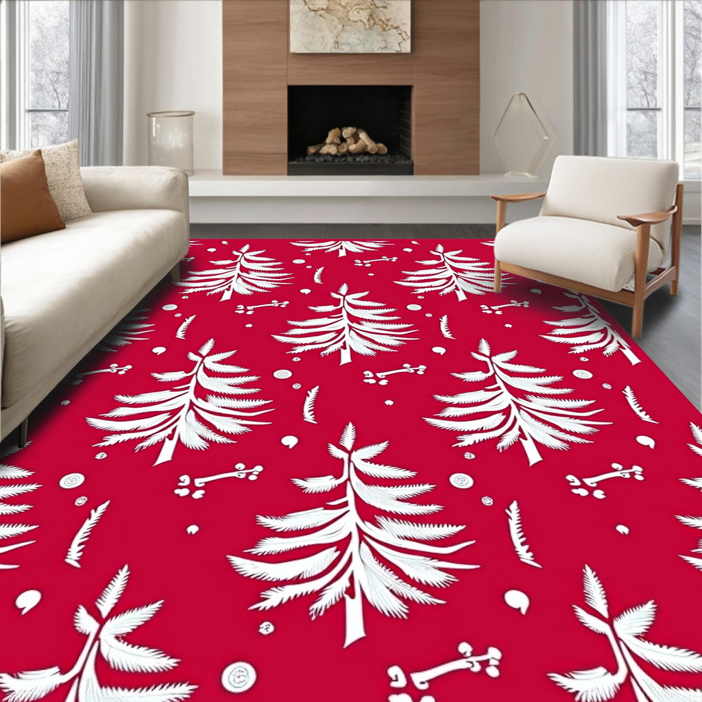 White Pine Contrast Christmas Rug