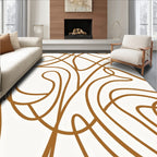 Modern Flowing Line Abstract Pattern Rug
