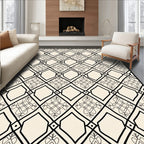 Geometric Diamond Pattern With Intricate Details Rug