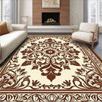 Vintage Floral Medallion Pattern Rug