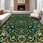 Elegant Floral Garden Pattern Rug