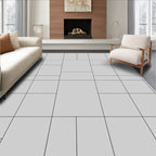Modern Geometric Squares Pattern Rug