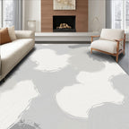 Abstract Swirls Neutral Tone Rug