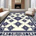 Starburst Floral Traditional Design Rug