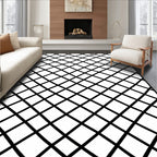 Diamond Intersecting Line Pattern Rug