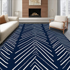 Chevron Stripe Abstract Pattern Rug