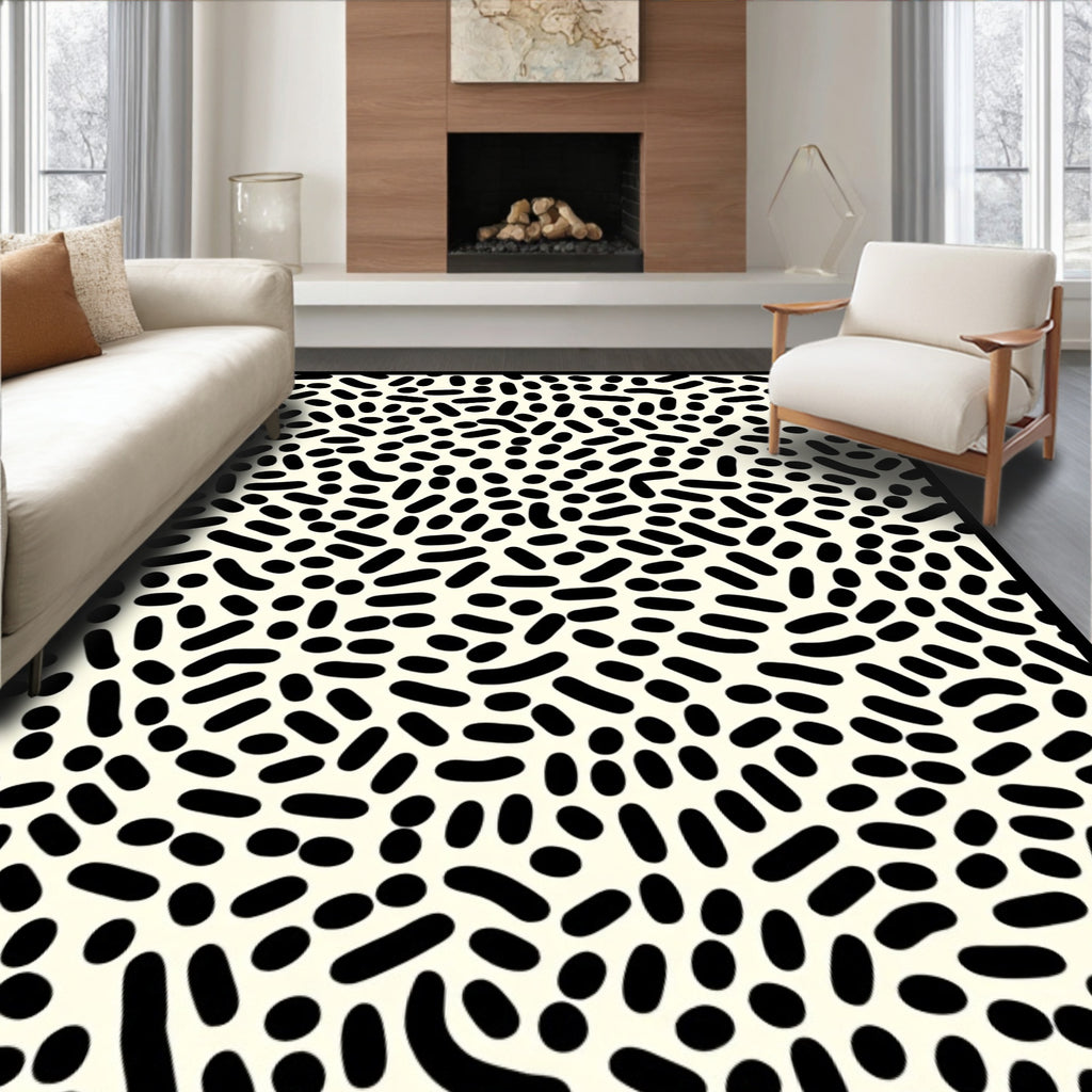Organic Dots Pattern Rug