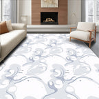 Abstract Organic Fluid Pattern Rug