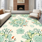 Abstract Floral Arrangement Rug