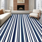 Classic Vertical Stripe Pattern Rug