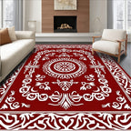 Ornate Central Medallion Pattern Rug
