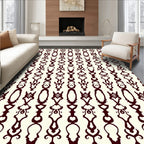 Tribal Abstract Vertical Stripe Design Rug
