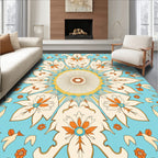 Floral Mandala medallion pattern Rug