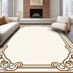 Intricate Swirl Frame Design Rug