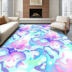 Iridescent Abstract Blend Design Rug
