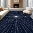 Celestial Burst Starry Night Design Rug