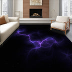 Electric Nebula Abstract Cosmic Design Rug