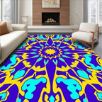 Bold Mandalas With Flowing Lines Rug