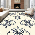 Classic Floral Damask Pattern Rug