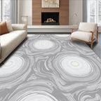 Modern Abstract Swirls Pattern Rug