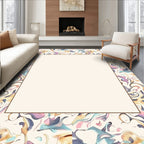 Swirling Pastel Abstract Pattern Rug