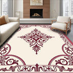 Ornate Damask Vine Pattern Rug