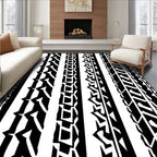 Bold Tribal Stripe Pattern Rug
