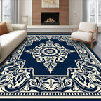 Classic Floral Acanthus Leaf Design Rug