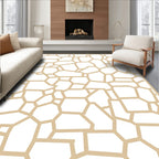 Organic Stone Pattern Modern Design Rug