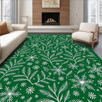 Evergreen Forest Line Art Rug