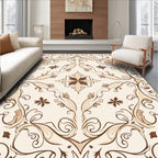 Vintage Floral Swirl Pattern Runner Rug