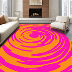 Vivid Swirl Pattern Design Rug