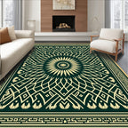 Intricate Geometric Mandala Tapestry Rug