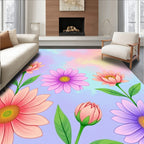 Pastel Floral Dreamscape Rug