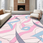 Soft Pastel Abstract Lines Rug